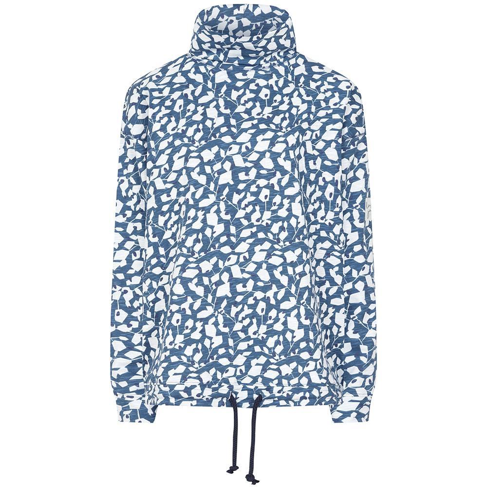 Petal - Front - Lazy Jacks Womens-Ladies Printed Roll Neck Top