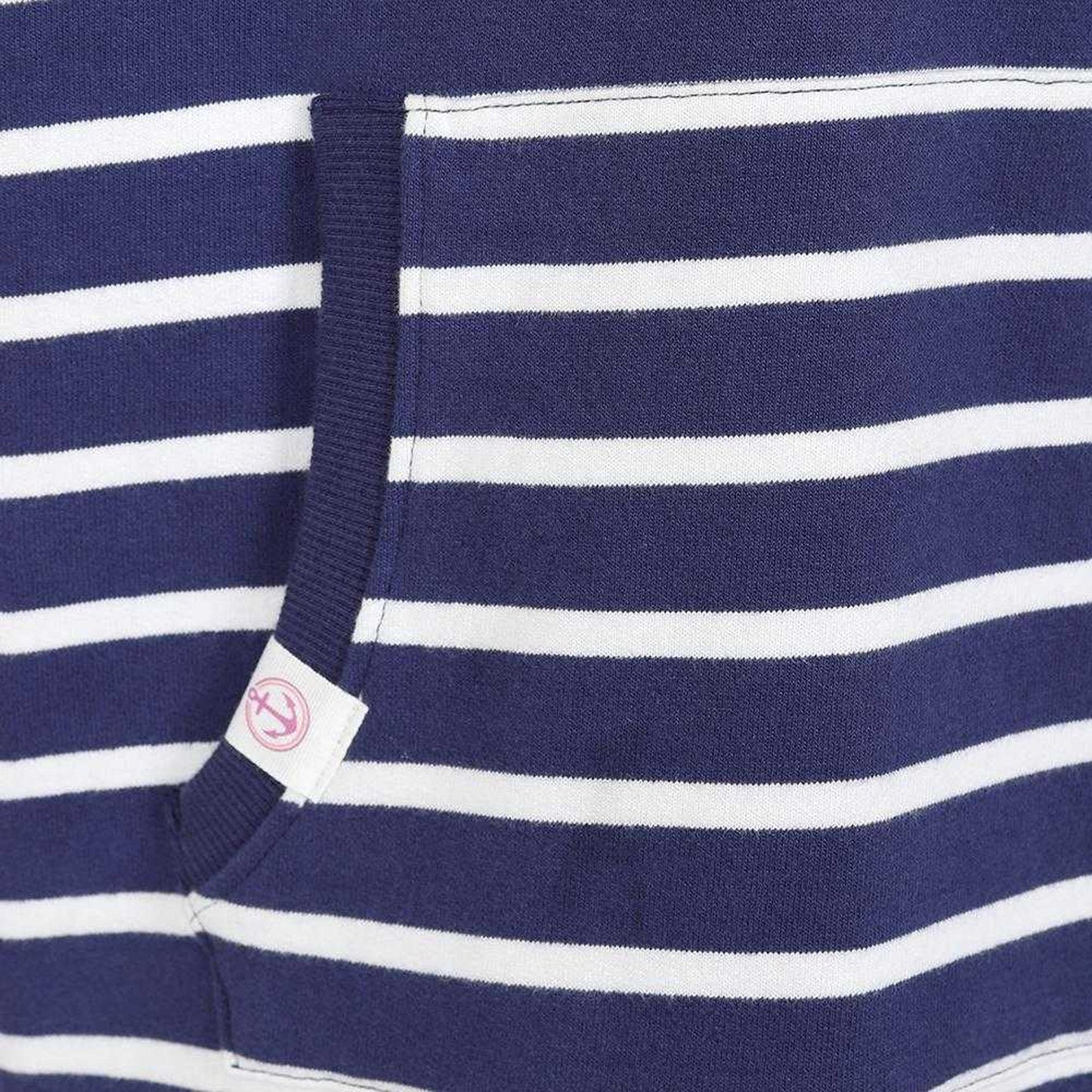 Prism Dusty Blue - Lifestyle - Lazy Jacks Girls Contrast Striped Hoodie