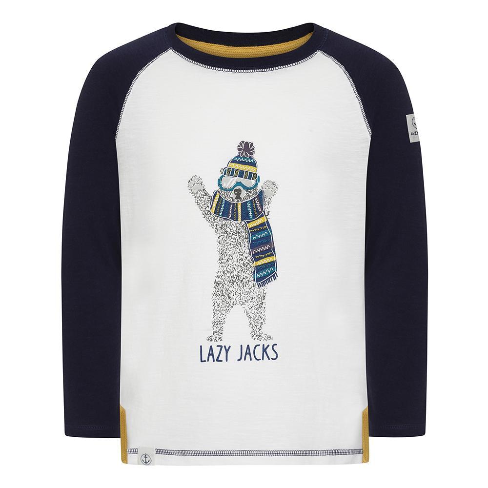 Marine - Front - Lazy Jacks Childrens-Kids Bear T-Shirt