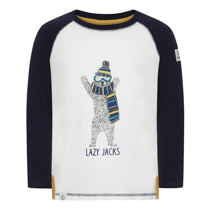 Marine - Front - Lazy Jacks Childrens-Kids Bear T-Shirt