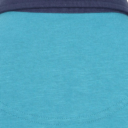 Teal - Pack Shot - Lazy Jacks Boys Contrast Collar Rugby Shirt