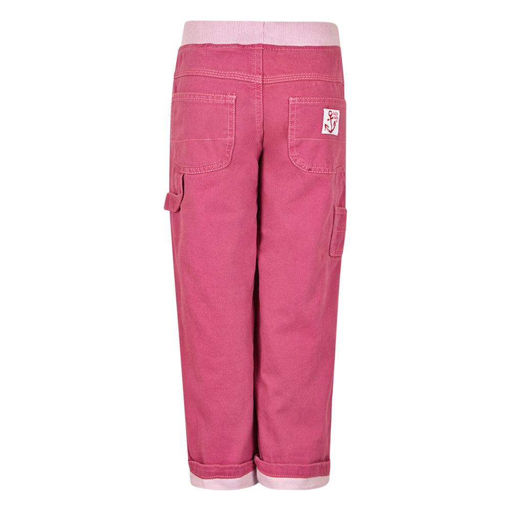 Marine - Back - Lazy Jacks Girls Drawstring Trousers