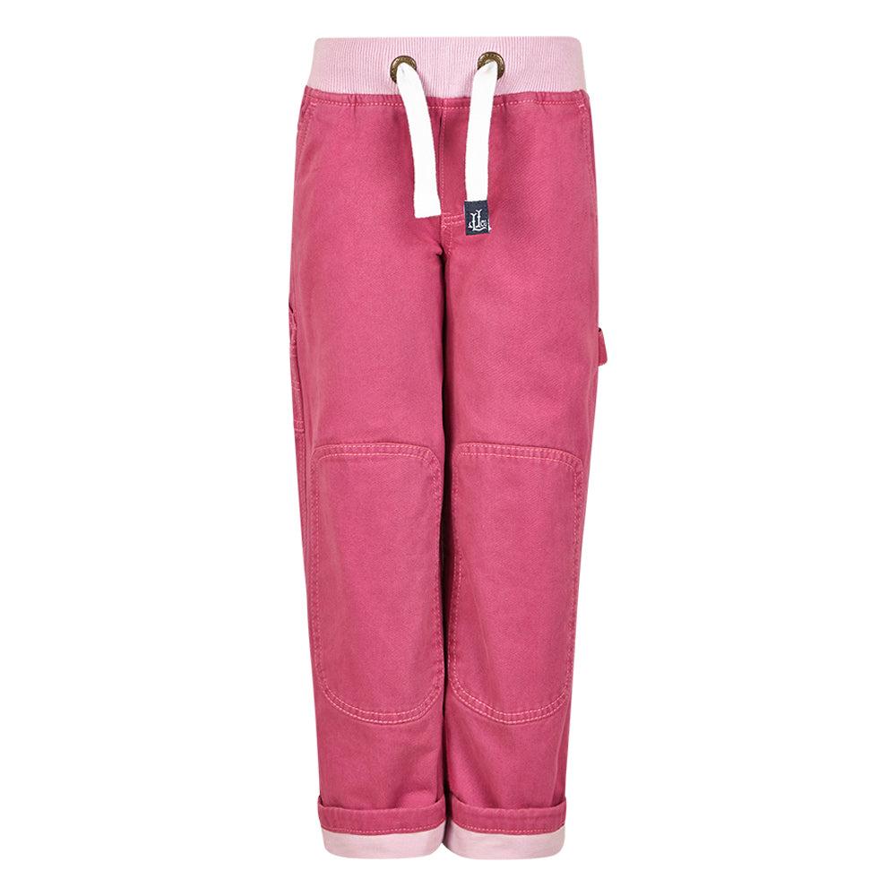 Marine - Front - Lazy Jacks Girls Drawstring Trousers