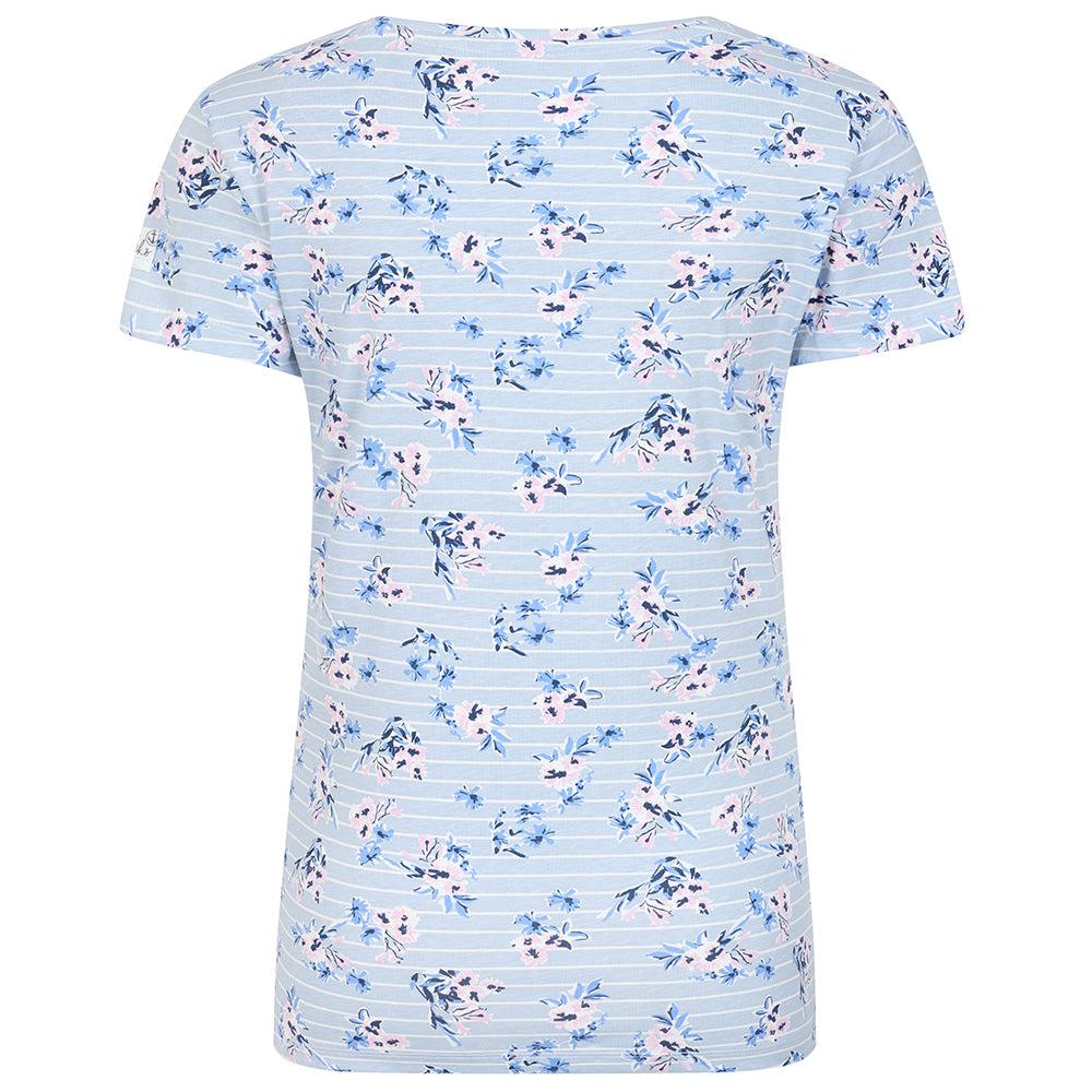 Meadow - Side - Lazy Jacks Womens-Ladies Meadow Floral T-Shirt