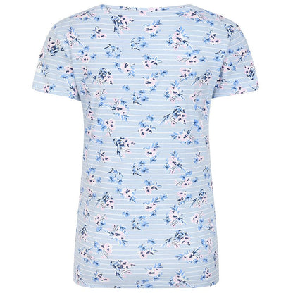 Meadow - Side - Lazy Jacks Womens-Ladies Meadow Floral T-Shirt