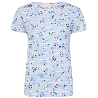 Meadow - Front - Lazy Jacks Womens-Ladies Meadow Floral T-Shirt