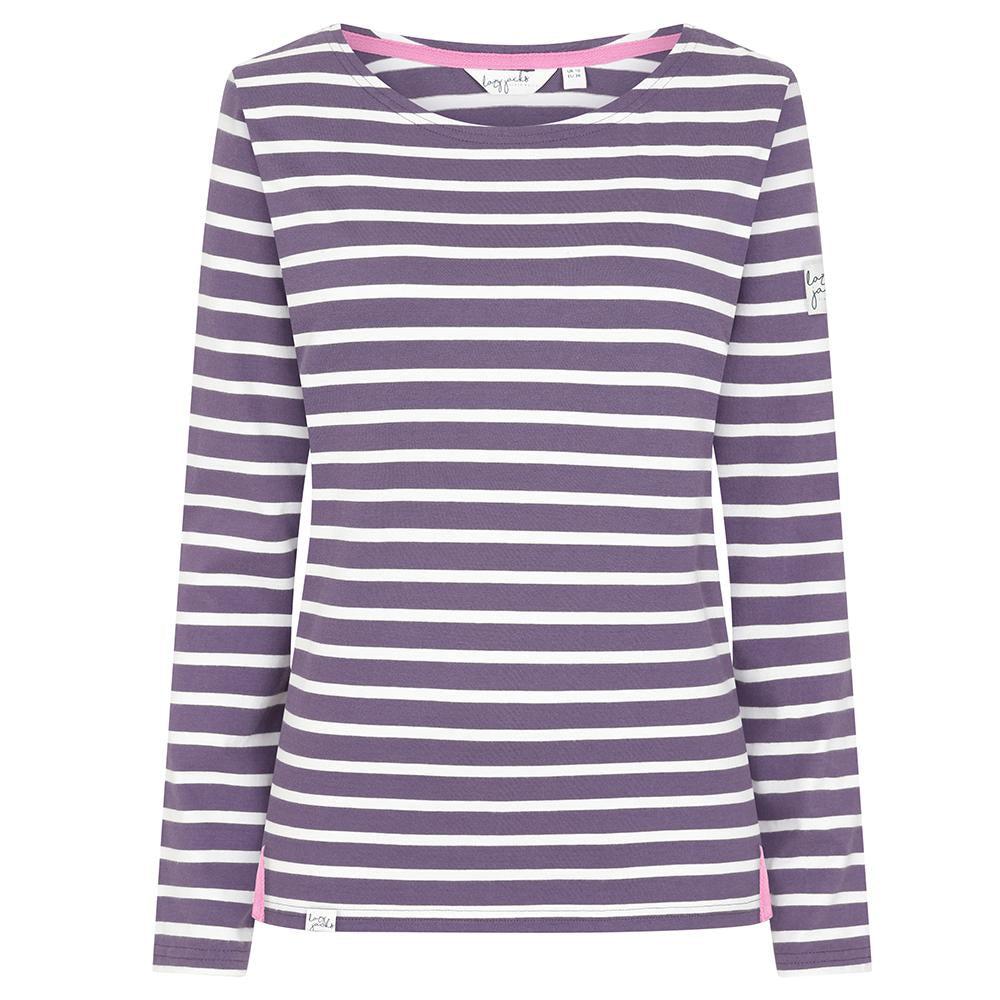 Loganberry - Back - Lazy Jacks Womens-Ladies Striped Breton Top