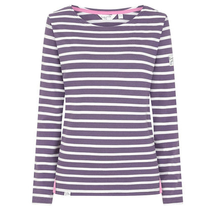 Loganberry - Back - Lazy Jacks Womens-Ladies Striped Breton Top
