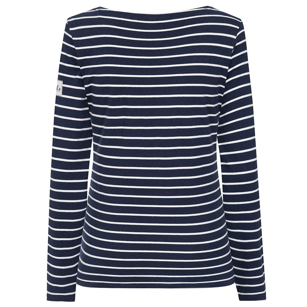 Marine - Lifestyle - Lazy Jacks Womens-Ladies Striped Breton Top