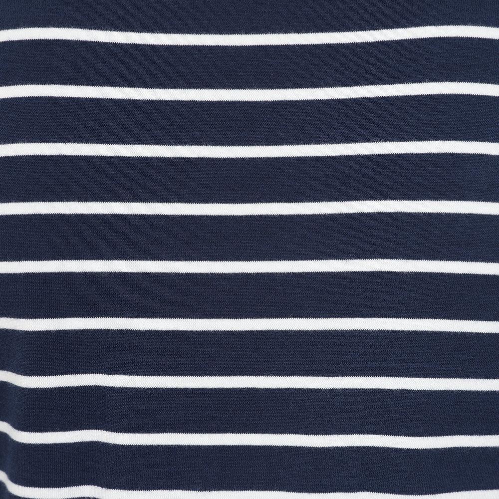 Marine - Pack Shot - Lazy Jacks Womens-Ladies Striped Breton Top