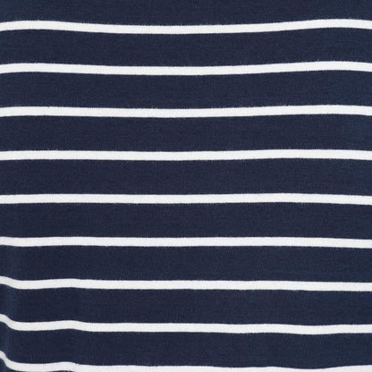 Marine - Pack Shot - Lazy Jacks Womens-Ladies Striped Breton Top