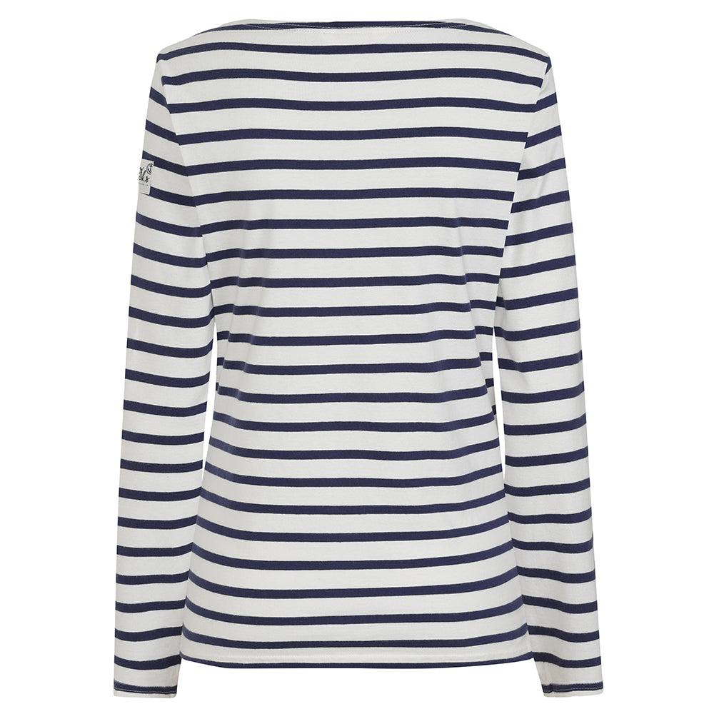 Chalk - Lifestyle - Lazy Jacks Womens-Ladies Striped Breton Top