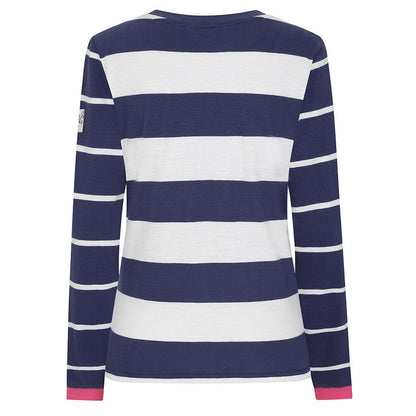 Twilight - Side - Lazy Jacks Womens-Ladies Striped T-Shirt