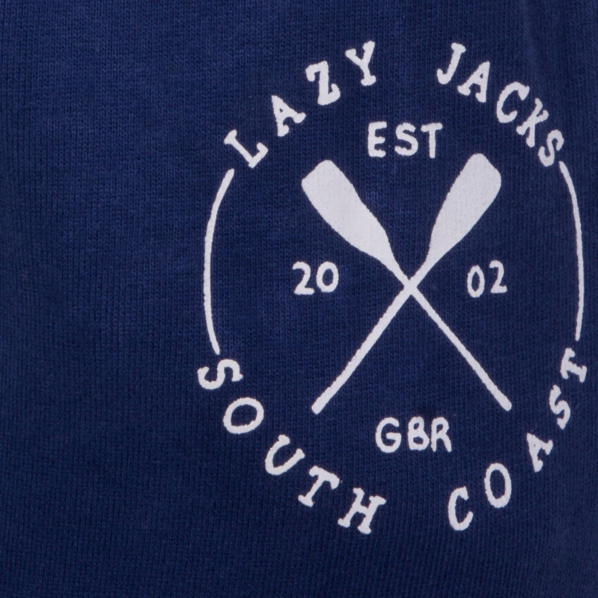 Harbour Blue - Side - Lazy Jacks Womens-Ladies Jogging Bottoms