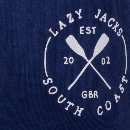 Harbour Blue - Side - Lazy Jacks Womens-Ladies Jogging Bottoms