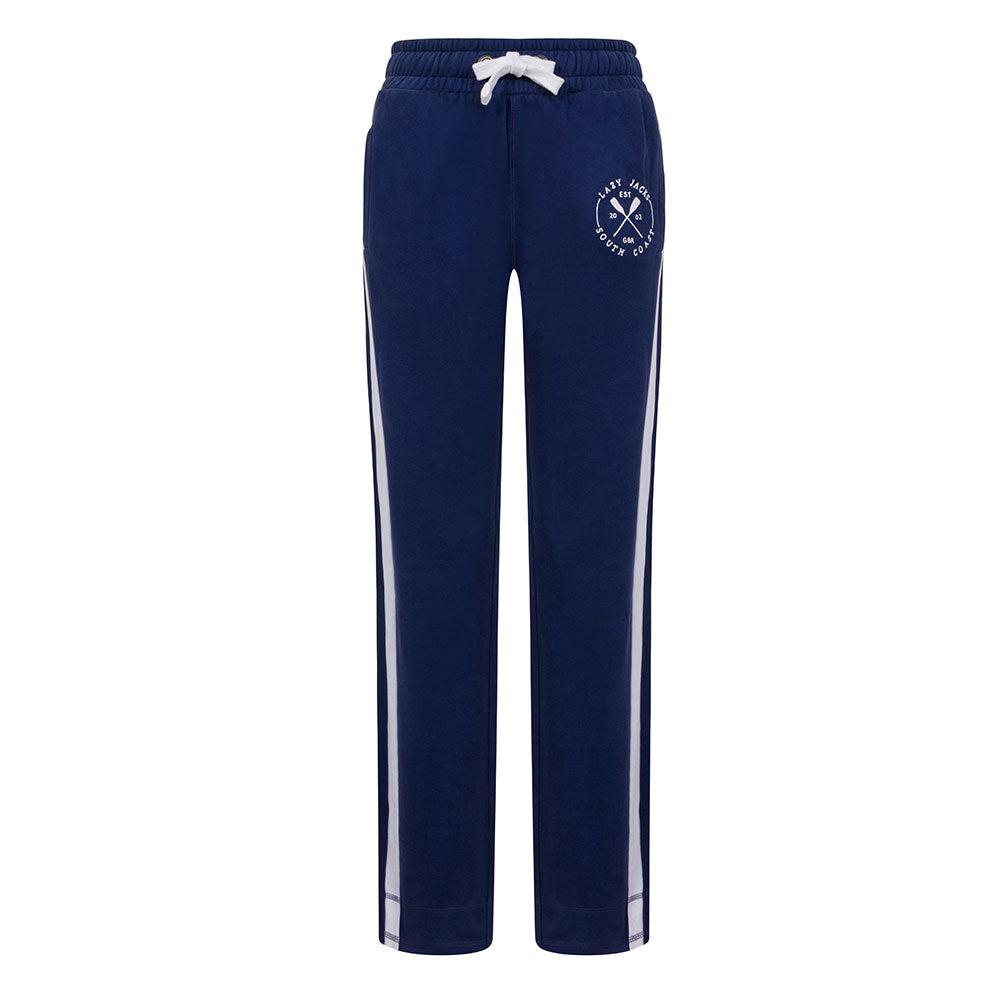 Harbour Blue - Front - Lazy Jacks Womens-Ladies Jogging Bottoms