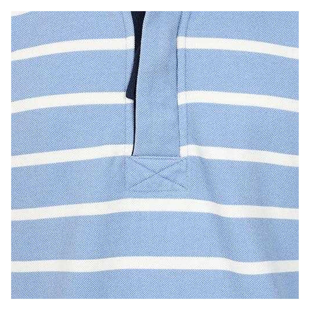 Sky - Side - Lazy Jacks Mens Striped Pique Sweatshirt