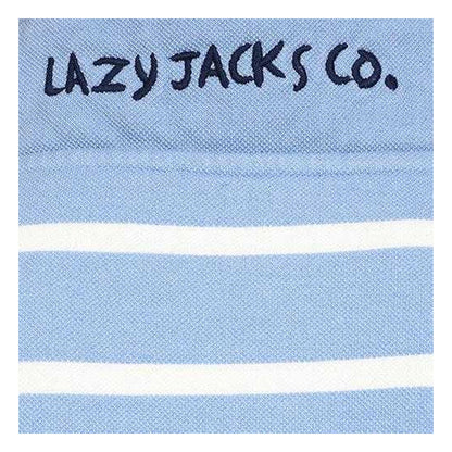Sky - Lifestyle - Lazy Jacks Mens Striped Pique Sweatshirt