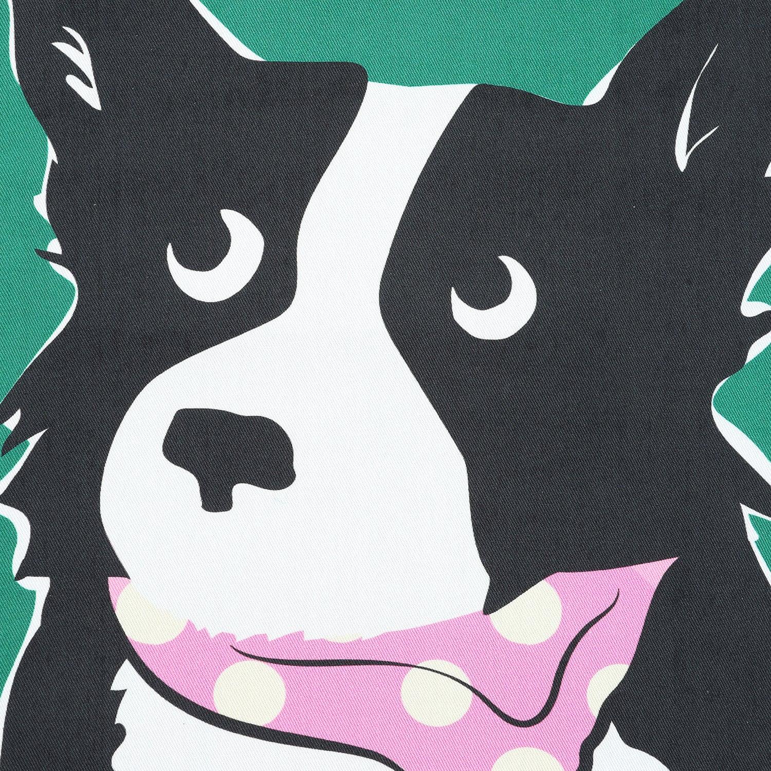 Green - Back - Lazy Jacks Dog Tote Bag