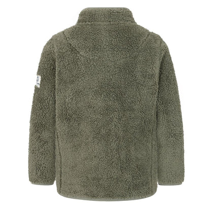 Khaki Green - Side - Lazy Jacks Boys Soft Fleece Jacket