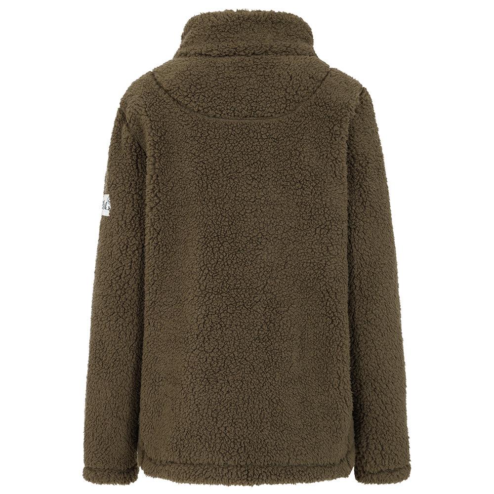 Khaki Green - Side - Lazy Jacks Womens-Ladies Full Zip Snug Fit Fleece Jacket