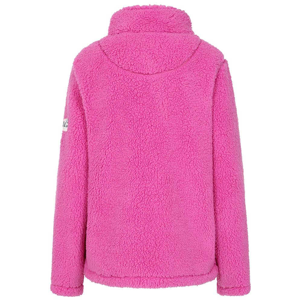 Raspberry - Lifestyle - Lazy Jacks Womens-Ladies Full Zip Snug Fit Fleece Jacket