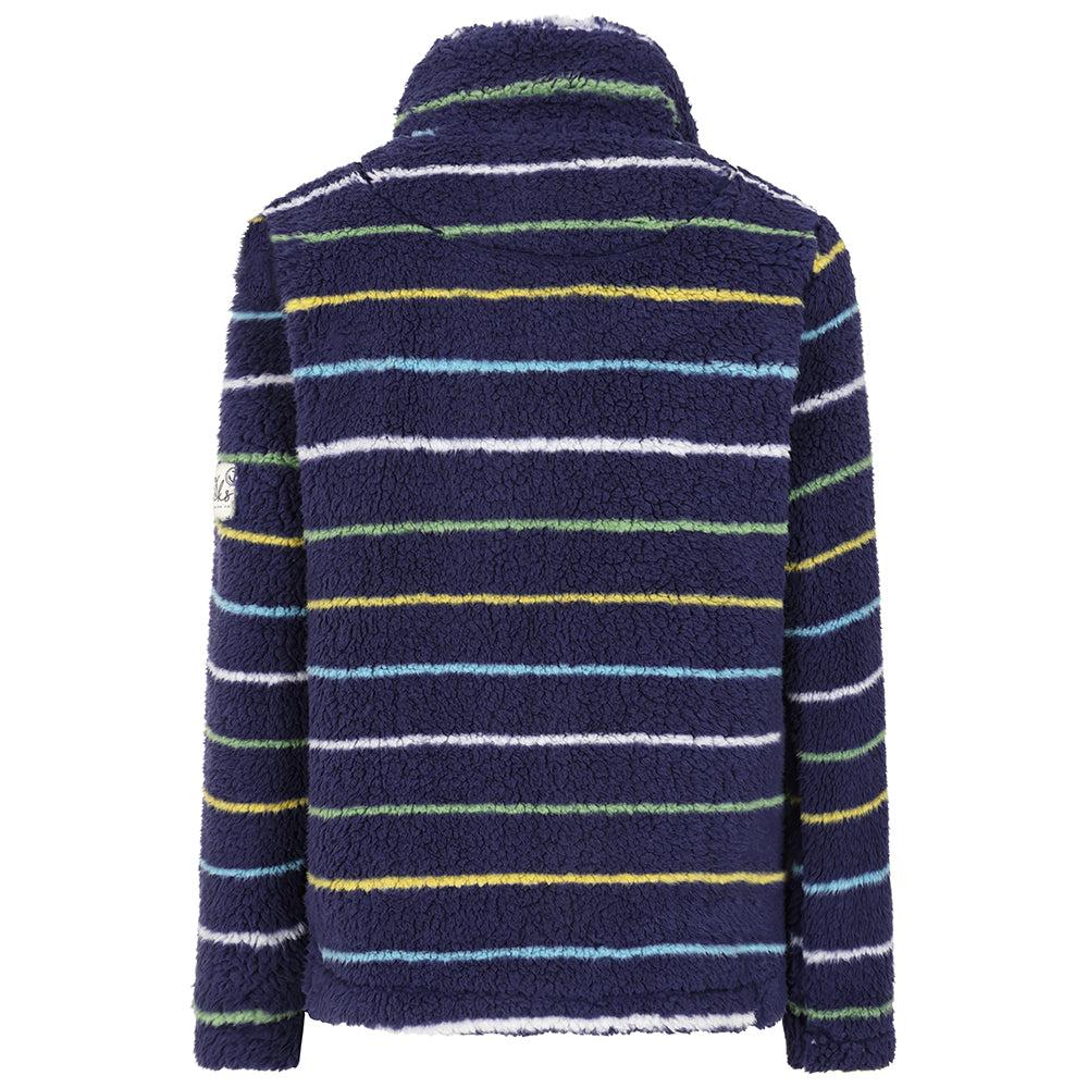 Navy-Green - Lifestyle - Lazy Jacks Womens-Ladies Fleece Jacket