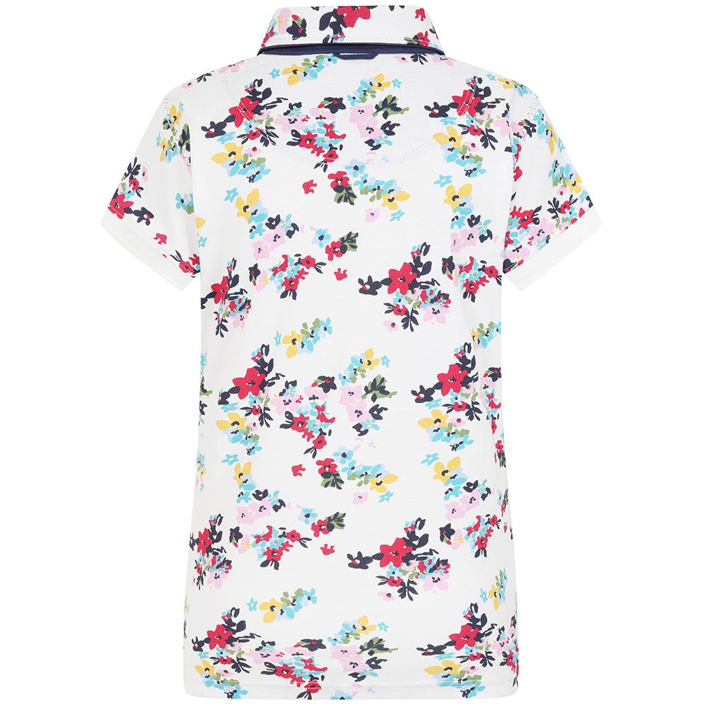 Sweet Pea - Side - Lazy Jacks Womens-Ladies Printed Polo Shirt