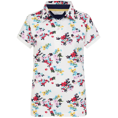 Sweet Pea - Front - Lazy Jacks Womens-Ladies Printed Polo Shirt