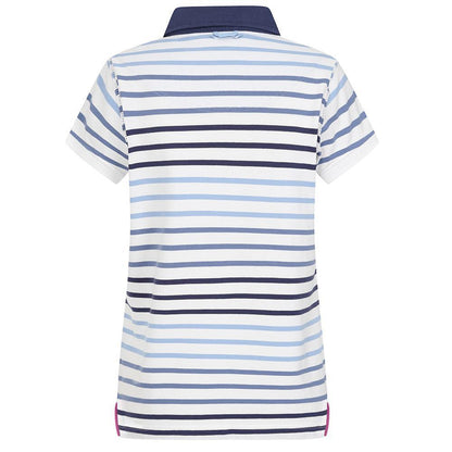 Multicoloured - Lifestyle - Lazy Jacks Womens-Ladies Stripe Polo Shirt