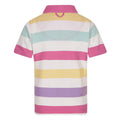 Multicoloured - Back - Lazy Jacks Girls Stripe Polo Shirt