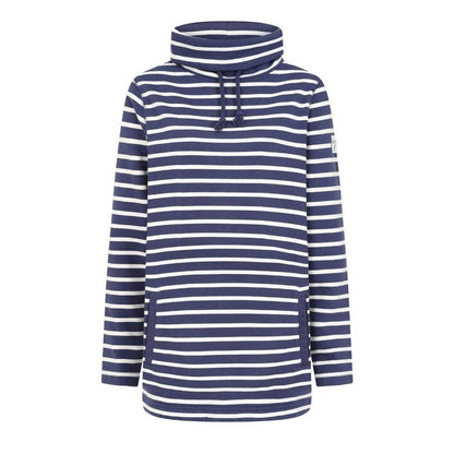 Twilight - Back - Lazy Jacks Womens-Ladies Stripe Roll Neck Sweatshirt