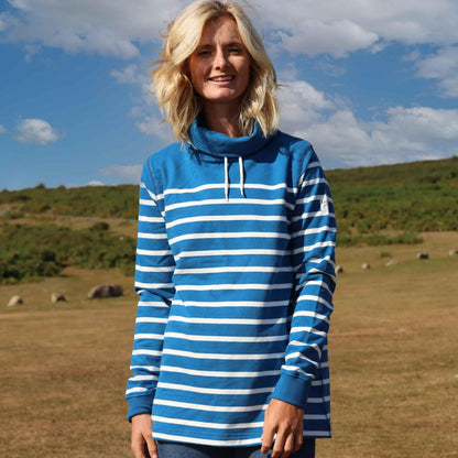 Teal - Front - Lazy Jacks Womens-Ladies Sweatshirt