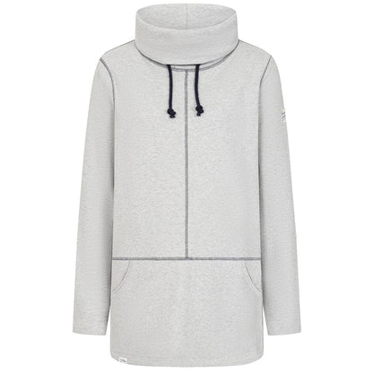 Grey Marl - Back - Lazy Jacks Womens-Ladies Plain Sweatshirt