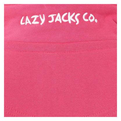Cherry - Lifestyle - Lazy Jacks Girls Plain Soft Quarter Zip Sweatshirt