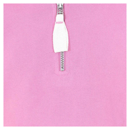 Fuchsia - Side - Lazy Jacks Girls Plain Soft Quarter Zip Sweatshirt