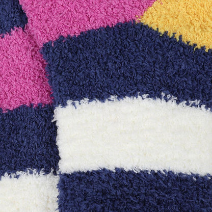 Twilight-Multicoloured - Back - Lazy Jacks Womens-Ladies Fluffy Knee High Socks