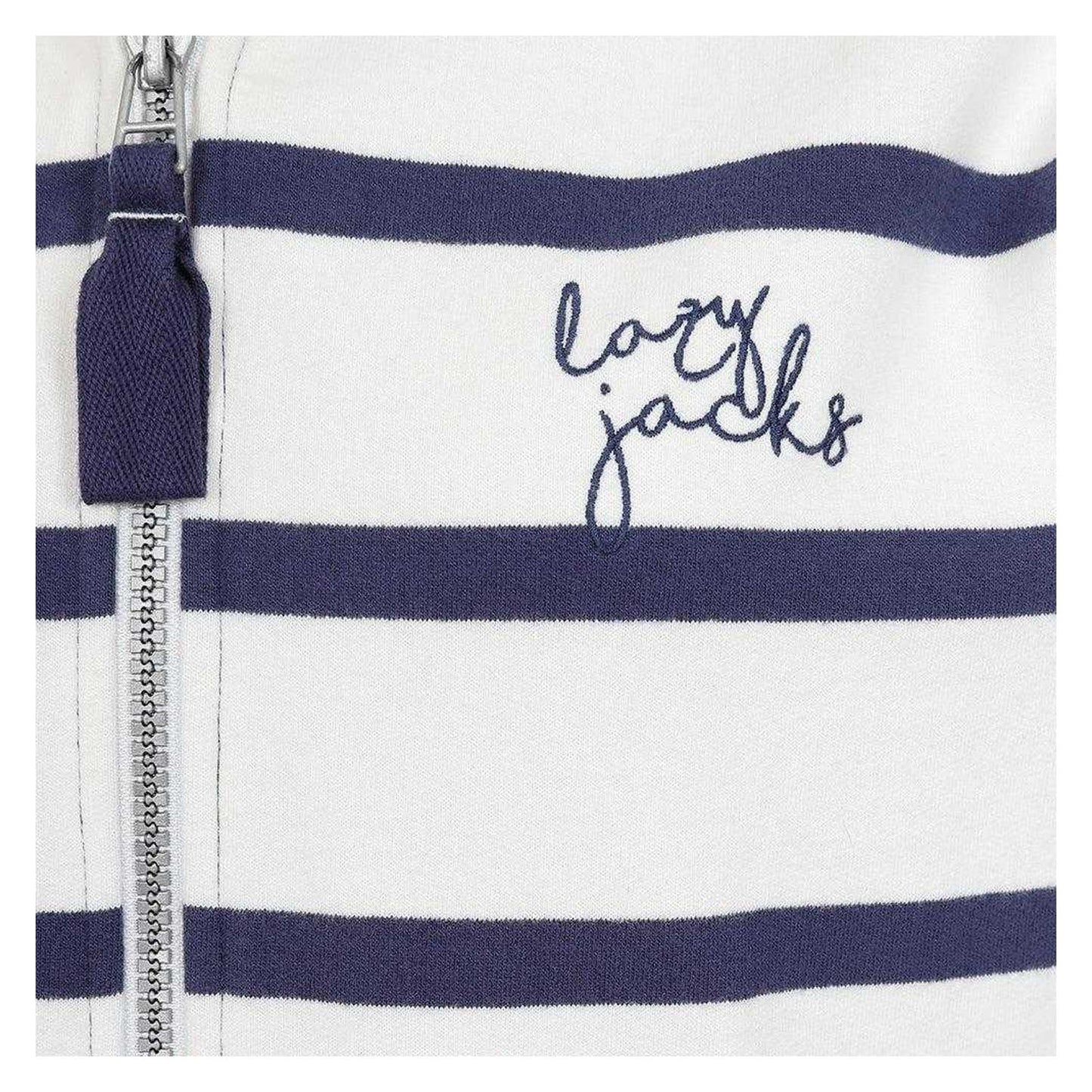 Twilight - Side - Lazy Jacks Womens-Ladies Striped Full Zip Hoodie