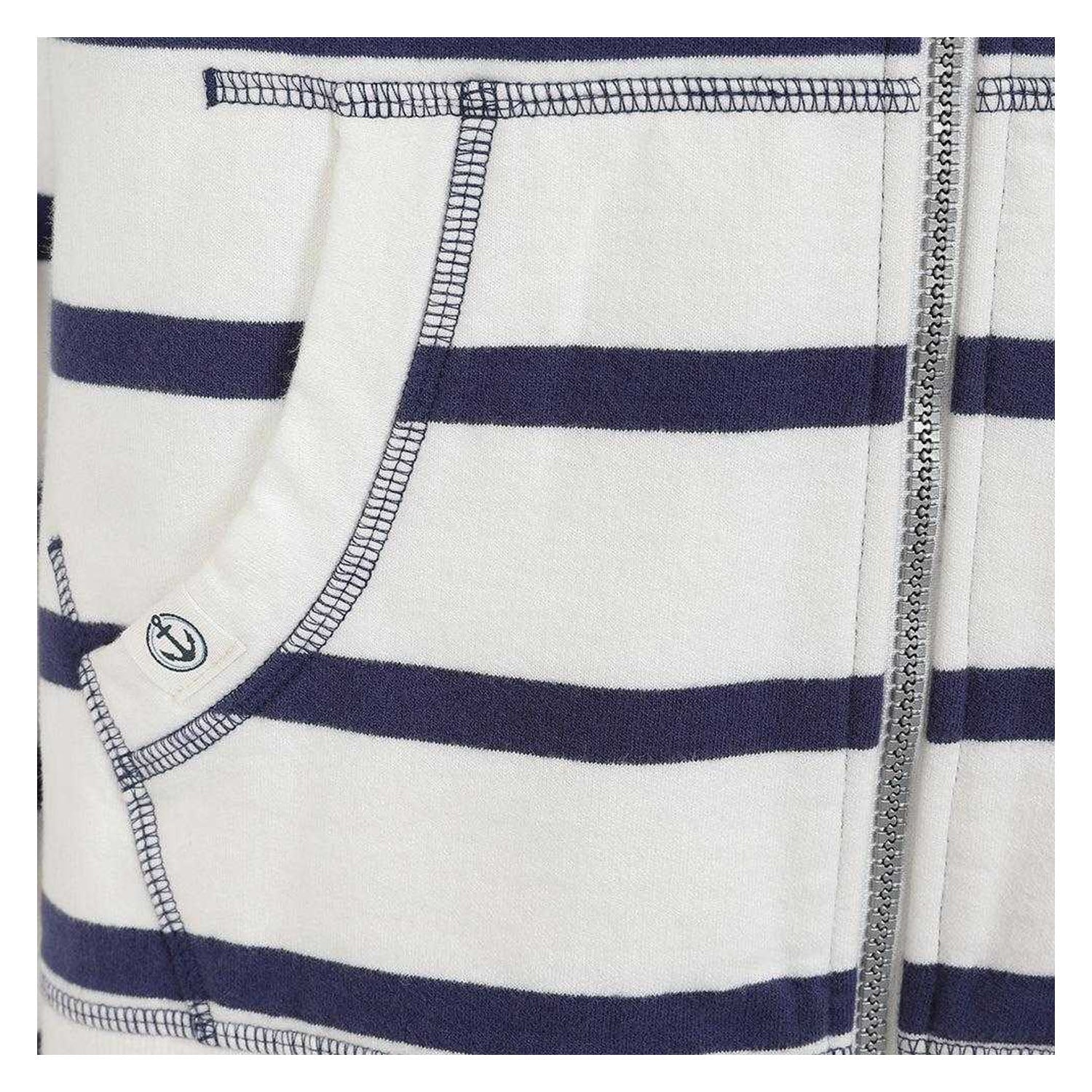 Twilight - Lifestyle - Lazy Jacks Womens-Ladies Striped Full Zip Hoodie