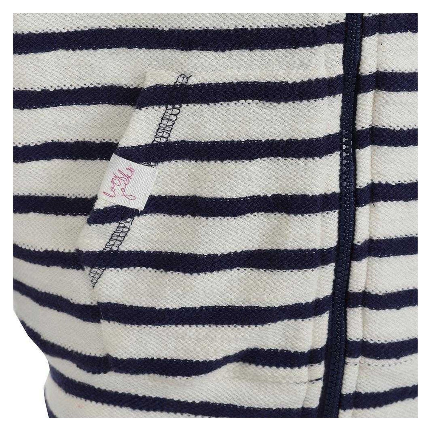 Twilight - Lifestyle - Lazy Jacks Girls Striped Textured Full Zip Hoodie
