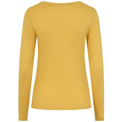 Yellow - Side - Lazy Jacks Womens-Ladies Knitted Cardigan