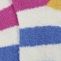 Chalk-Multicoloured - Back - Lazy Jacks Childrens-Kids Fluffy Knee High Socks
