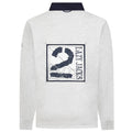 Grey Marl - Side - Lazy Jacks Unisex Adult Back Print Rugby Shirt