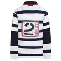White - Side - Lazy Jacks Boys Striped Rugby Shirt