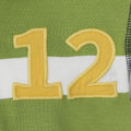 Lime - Back - Lazy Jacks Boys Striped Rugby Shirt