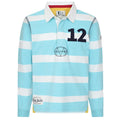 Spearmint - Front - Lazy Jacks Boys Striped Rugby Shirt