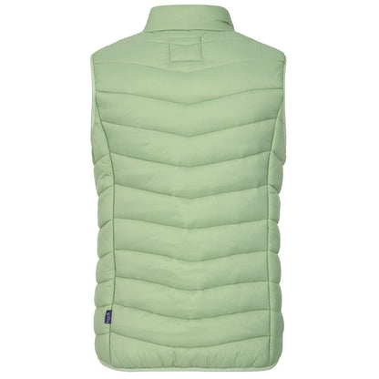 Grass Green - Side - Lazy Jacks Womens-Ladies Quilted Gilet