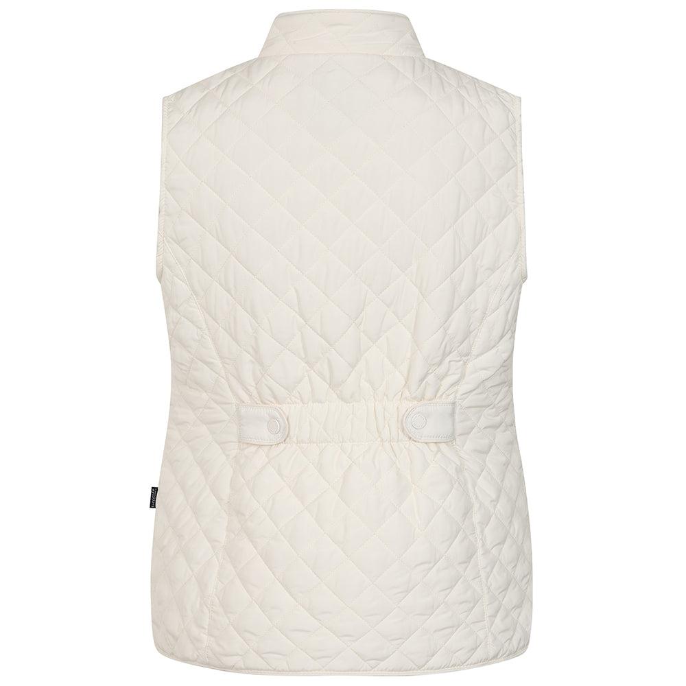 Chalk - Side - Lazy Jacks Womens-Ladies Quilted Gilet
