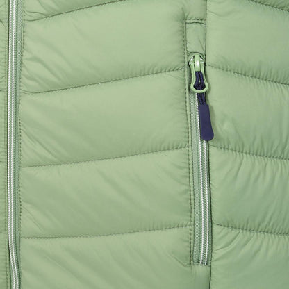 Grass Green - Back - Lazy Jacks Womens-Ladies Quilted Gilet
