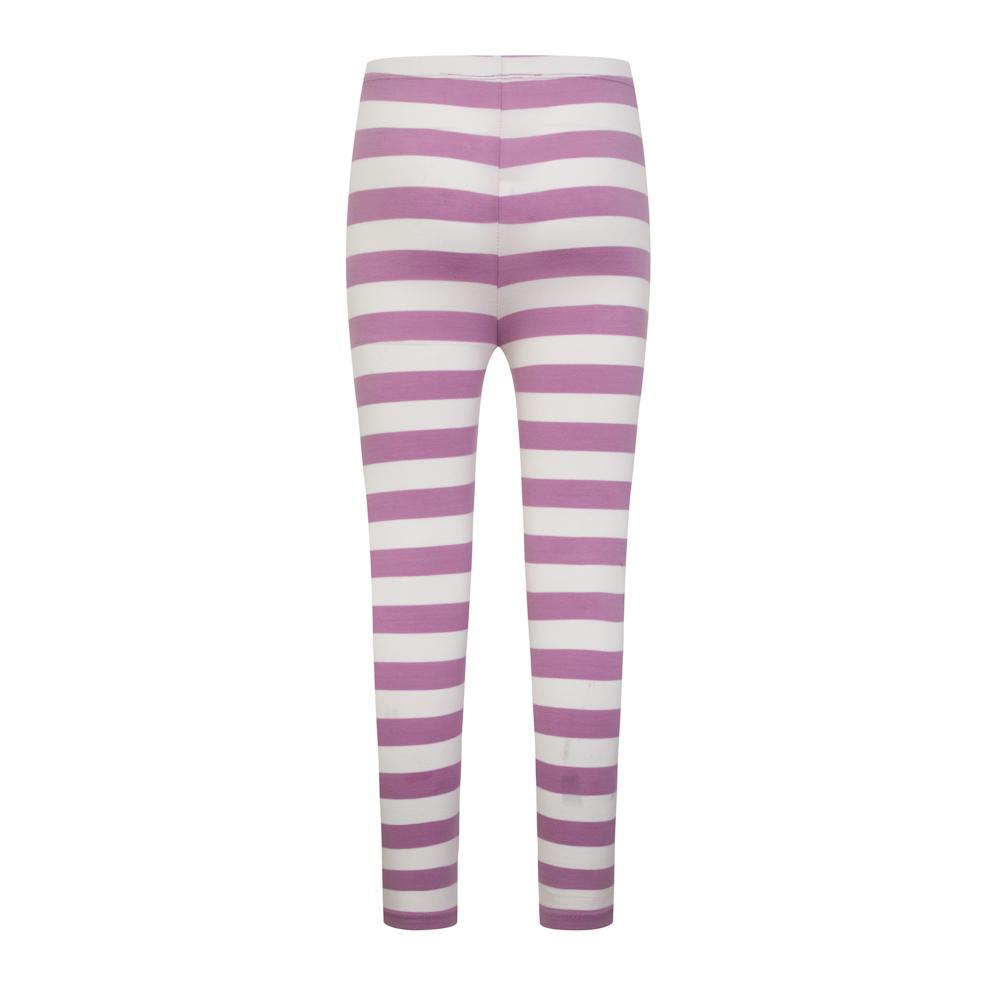 Fuchsia-Fuchsia-Cloud-Cloud - Side - Lazy Jacks Girls Stripe Leggings